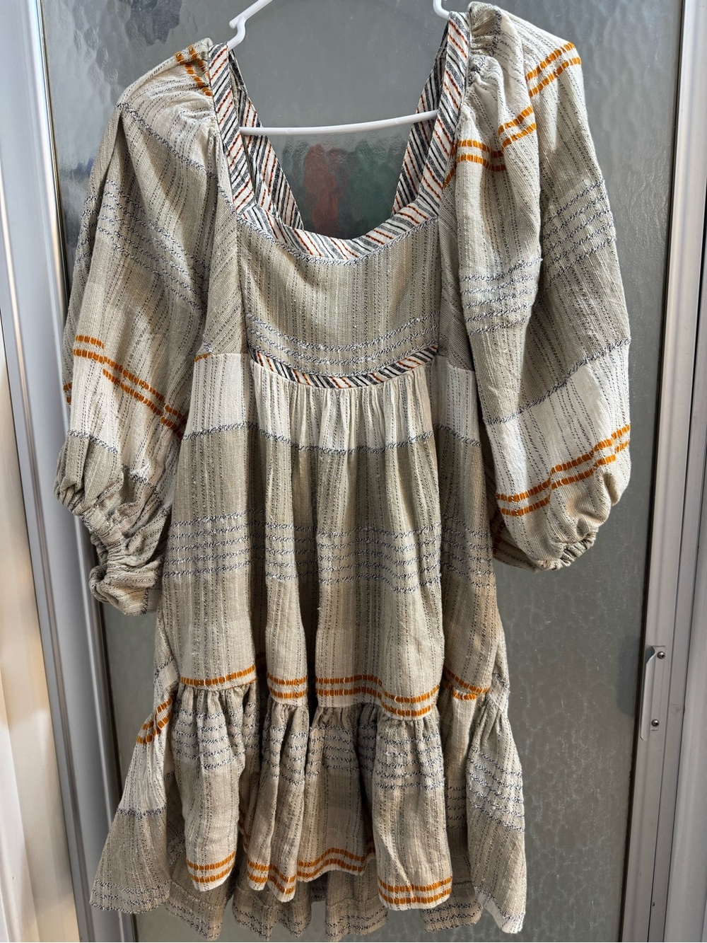 FREE PEOPLE Boho Tiered Mini Dress
